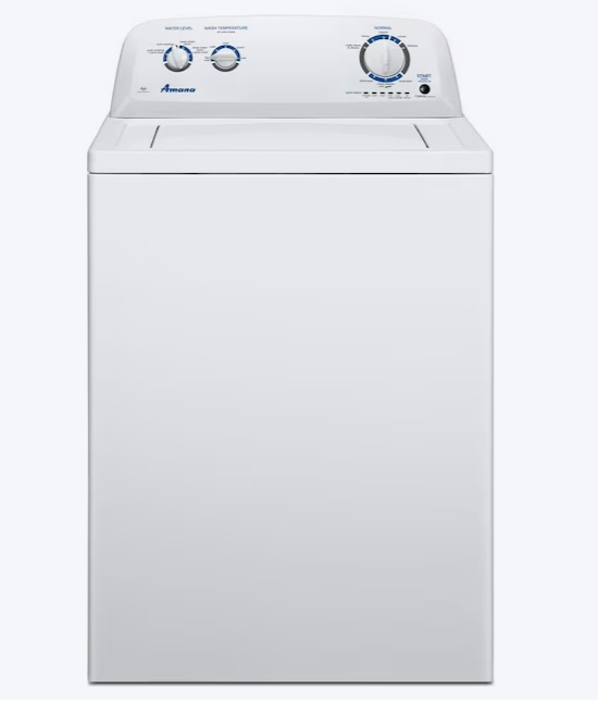Amana 3.5-cu ft Agitator Top-Load Washer (White)